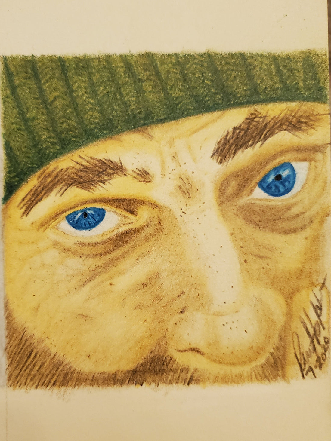 Colored pencil drawing